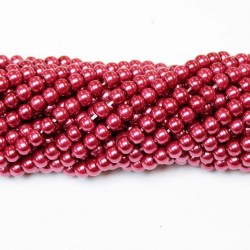Beads-glass with plastic (Electroplating) 4mm (G04021)