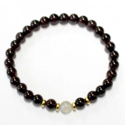 Garnet/Labradorite/Hematite (130604)
