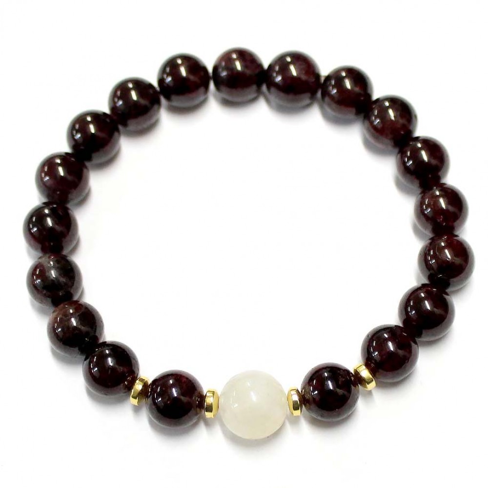 Garnet/Moonstone/Hematite (130901)