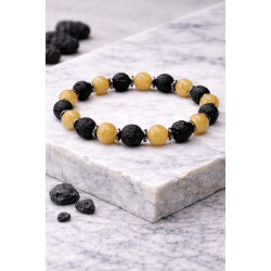 Men’s Bracelet Lava / Jadeite / Hematite