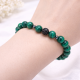 Natural Malachite and Hematite Bracelet