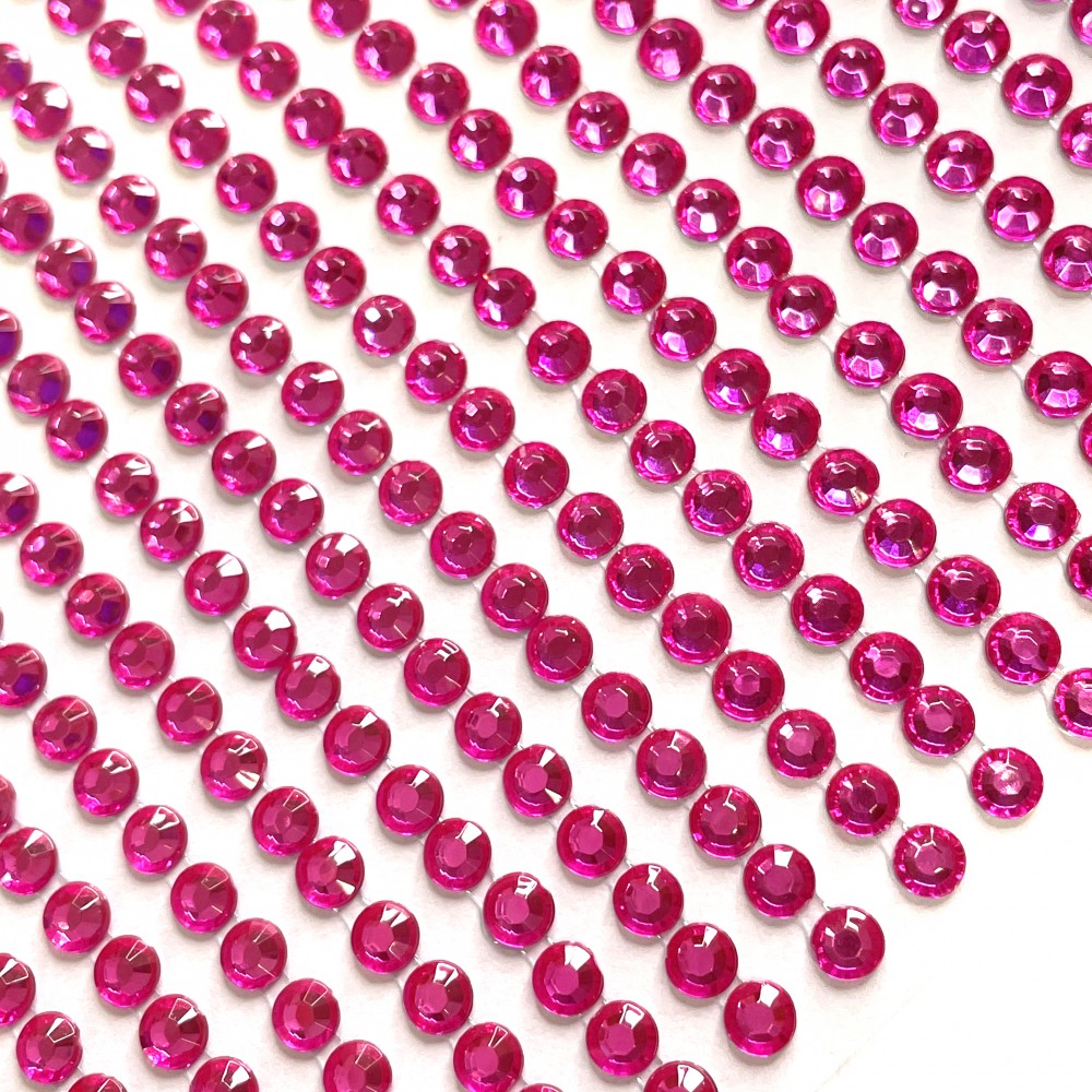 Self adhesive rhinestones Ø 3mm - 1050 pcs. (003000K)