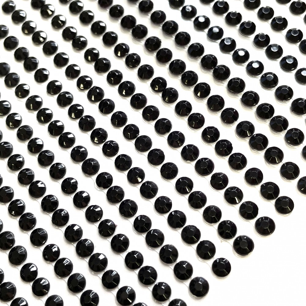 Self adhesive rhinestones Ø 3mm - 1050 pcs. (003010K)