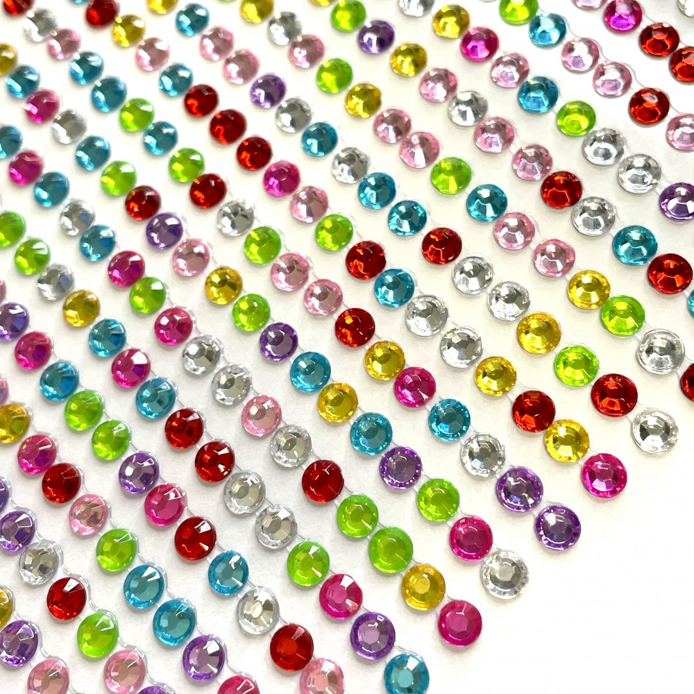 Self adhesive rhinestones Ø 4mm - 880 pcs. (004011K)