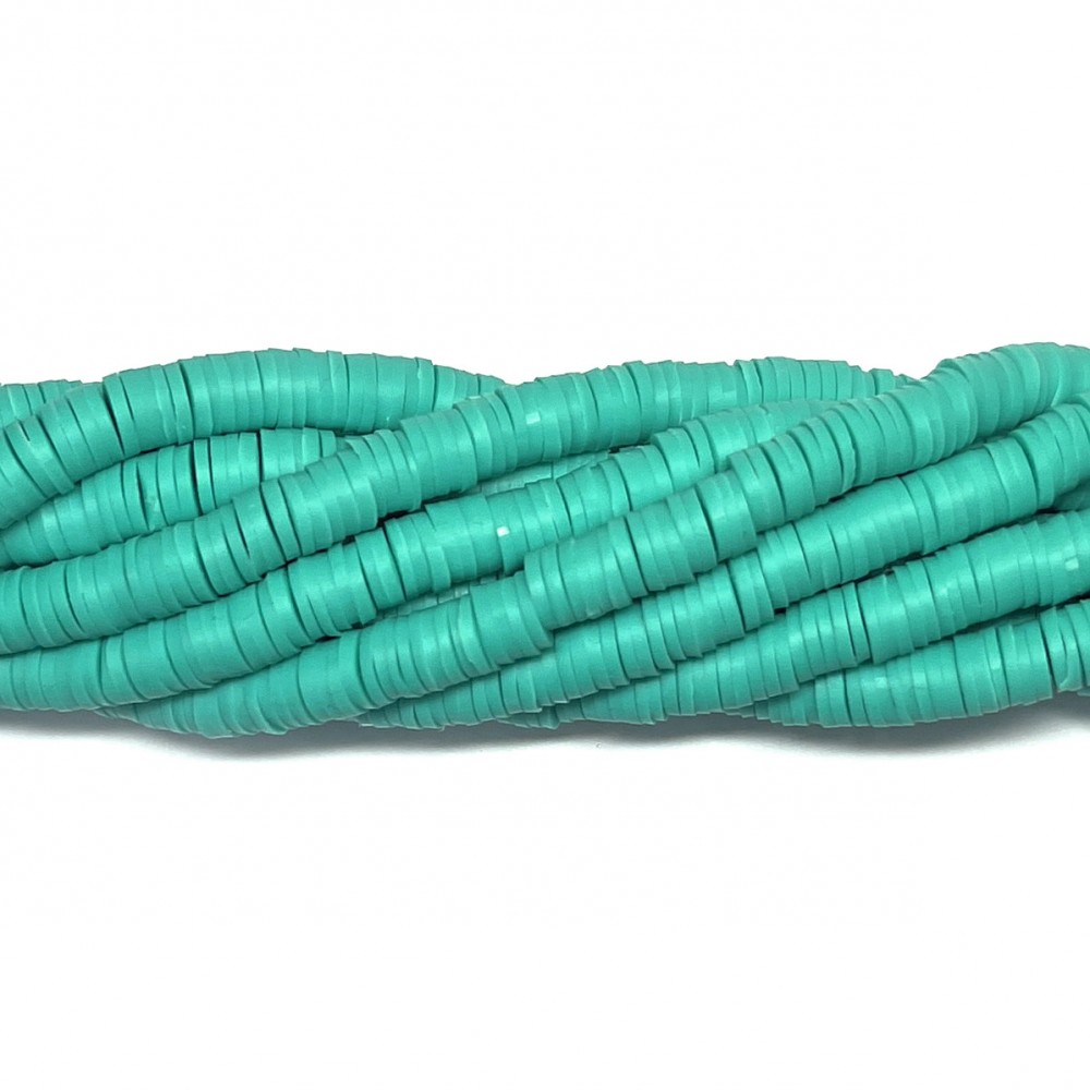 Polymer clay beads Heishi 6x1mm (H06045) 