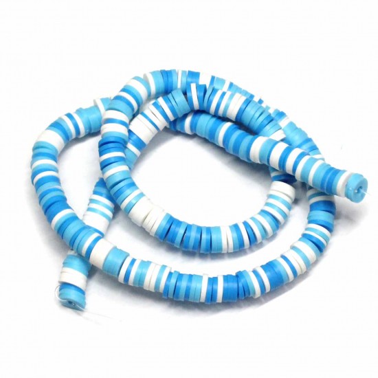 Polymer clay beads  Heishi 6x1mm (H06033)