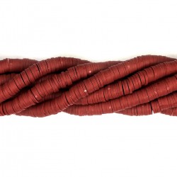Polymer clay beads Heishi 8x1mm (H08001) 