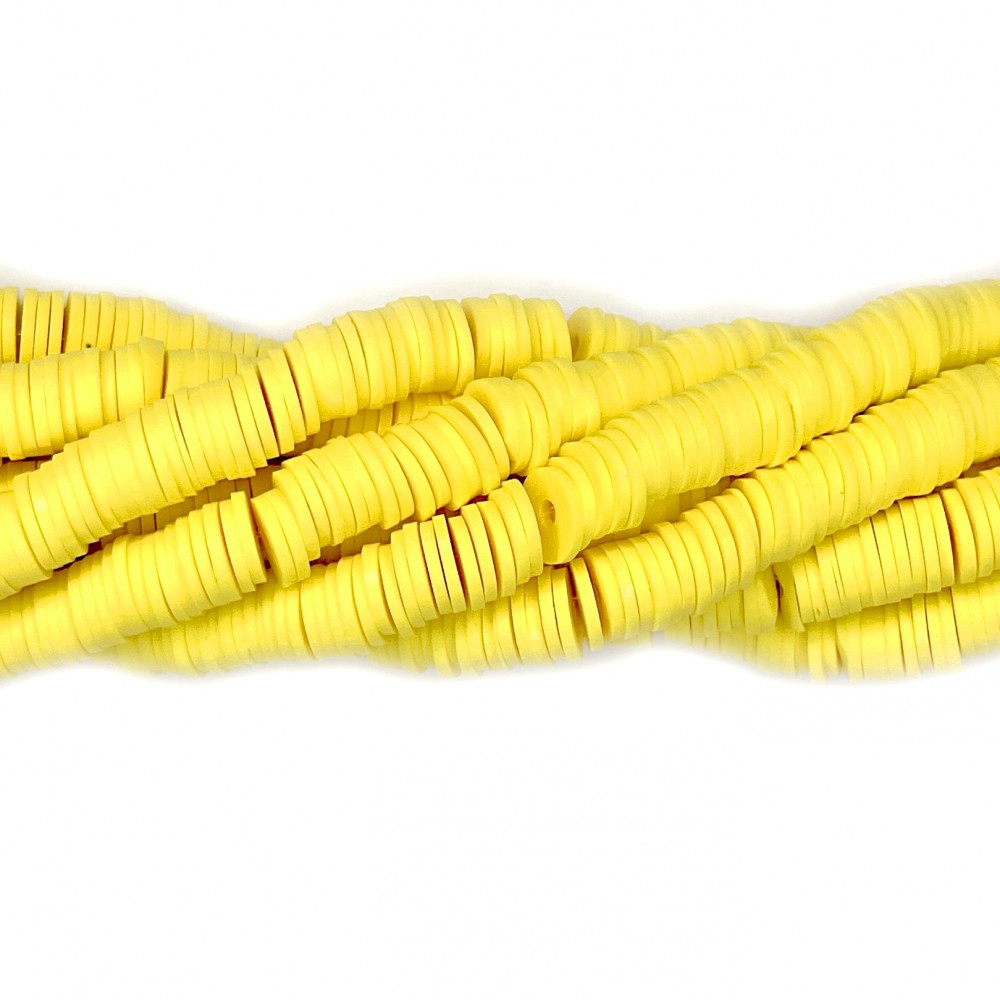 Polymer clay beads Heishi 8x1mm (H08002) 