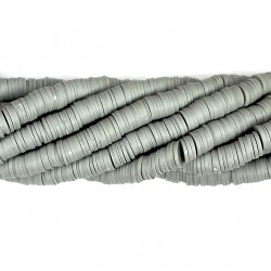 Polymer clay beads Heishi 8x1mm (H08003) 