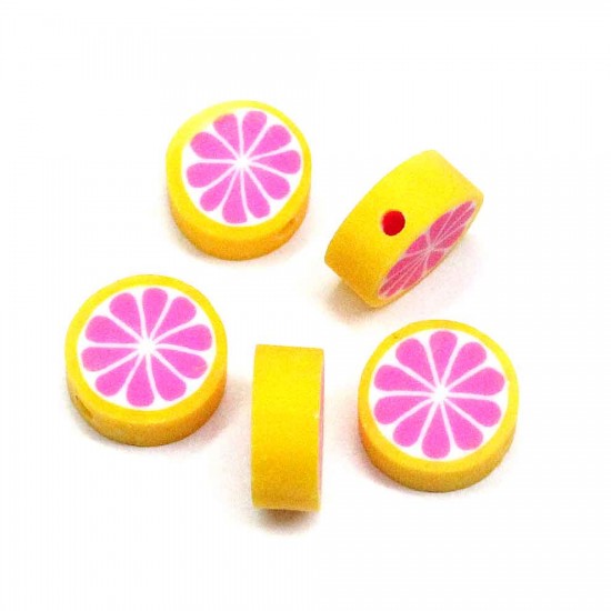 Silicone beads 10x4mm 5pcs. (S00001)