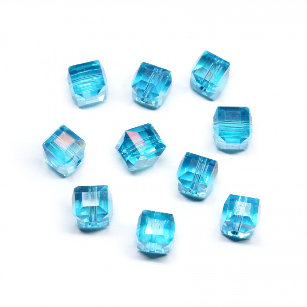 Glass crystals 7 mm 10 pcs. (008000SK)