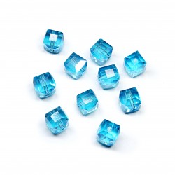Glass crystals 7 mm 10 pcs. (008001SK)