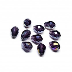 Glass crystals 10x8 mm 10 pcs. (010200SK)