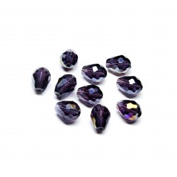 Glass crystals 10x8 mm 10 pcs. (010200SK)