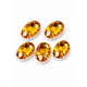 Oval Crystal in Silver Setting 29×21 mm (Gold) – 5 pcs
