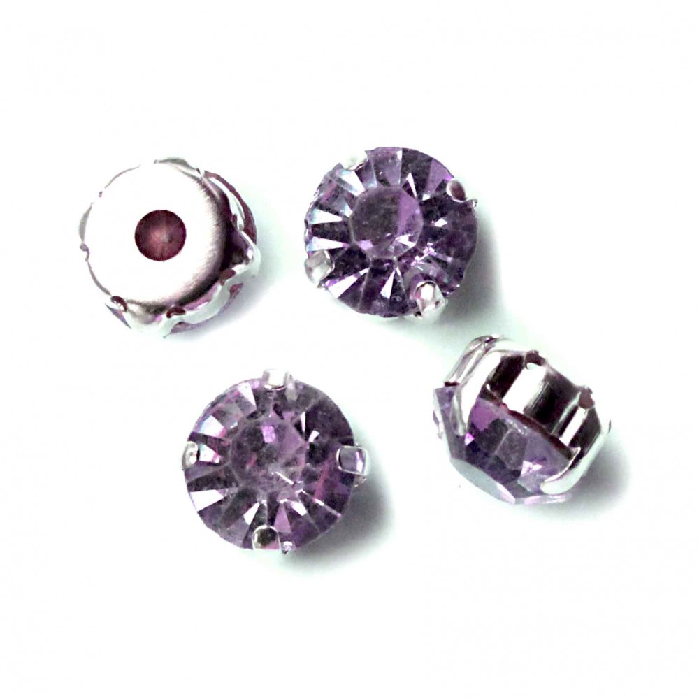 Sewing crystals 10mm 4 psc. (010134PK) 