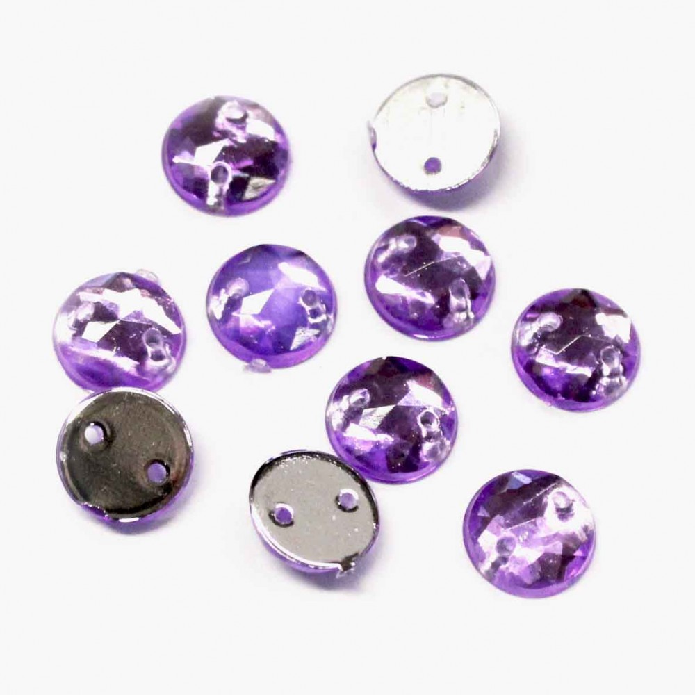 Sewing crystals 8mm 10psc. (208010PK)