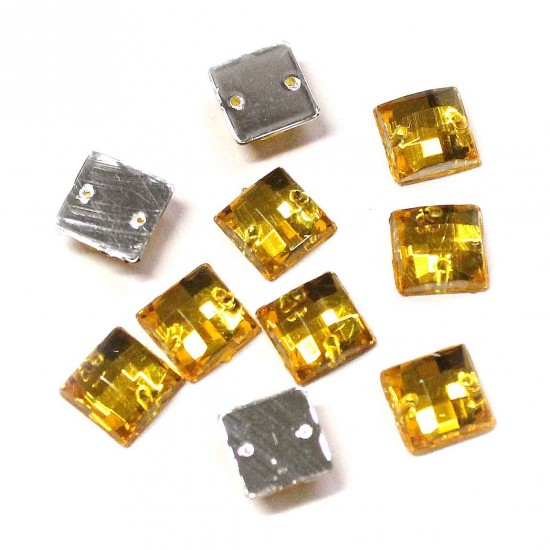 Õmblus Kristallid 8x8mm 10pcs. (208033PK)