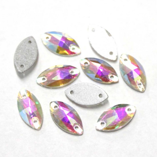 Sewing crystals 12x6x3mm 10 psc. (112006PK)