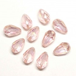 Glass crystals 15x10 mm 10 pcs.(015001SK)