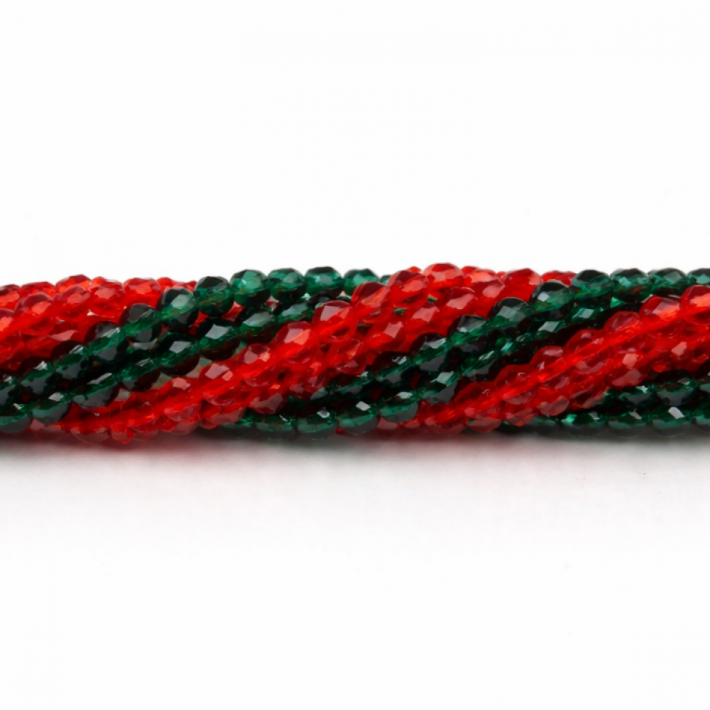 Glass crystals 2x2mm 