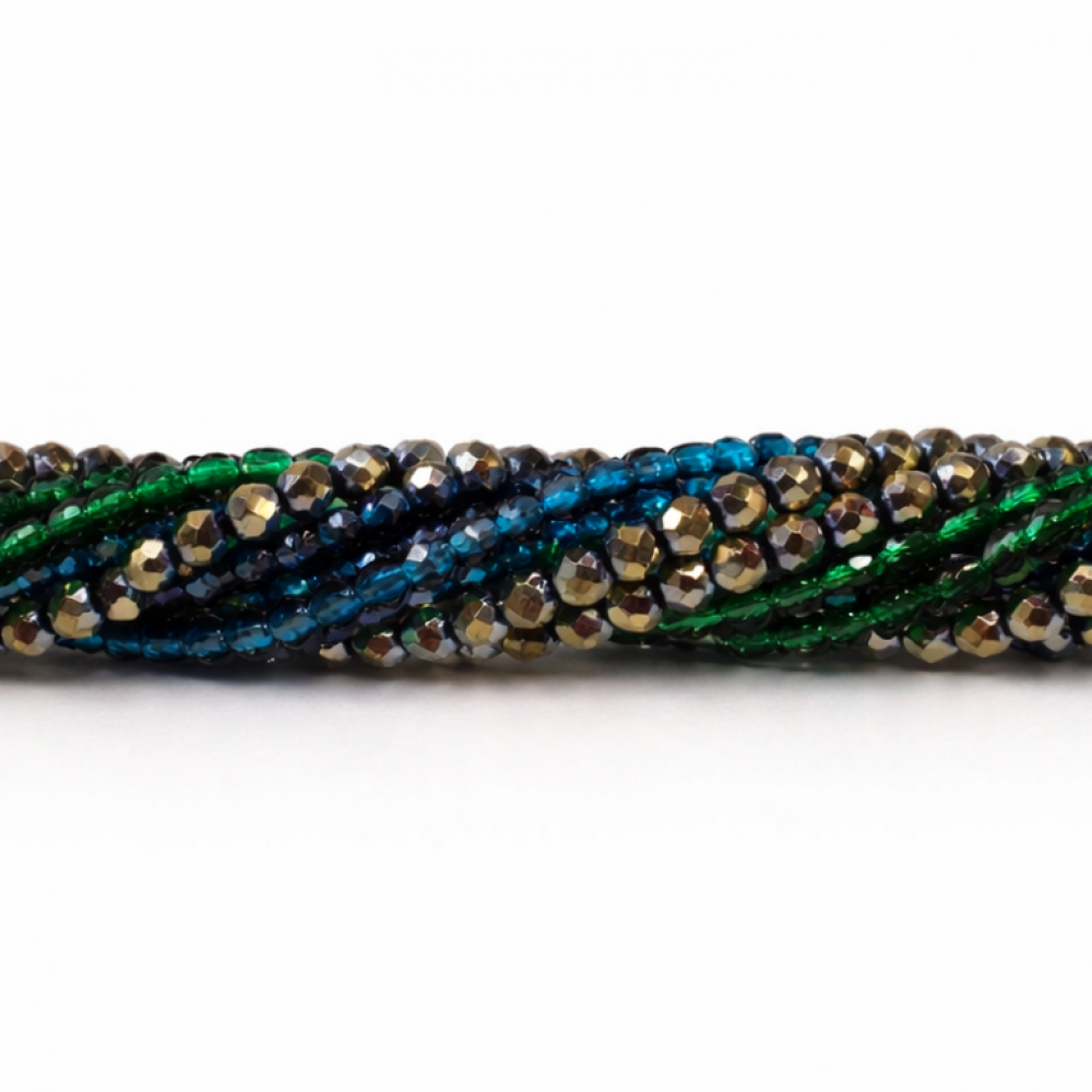 Glass crystals 2x2mm 