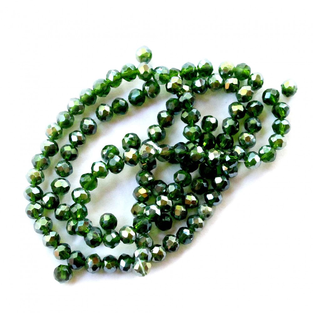 Glass crystals 3,5x2,5mm (003568RL)