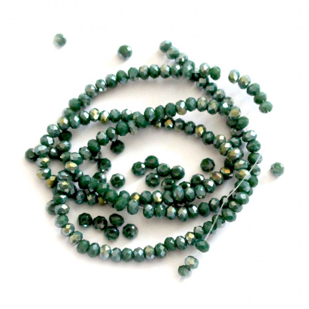 Glass crystals 3x2mm (003080RL)
