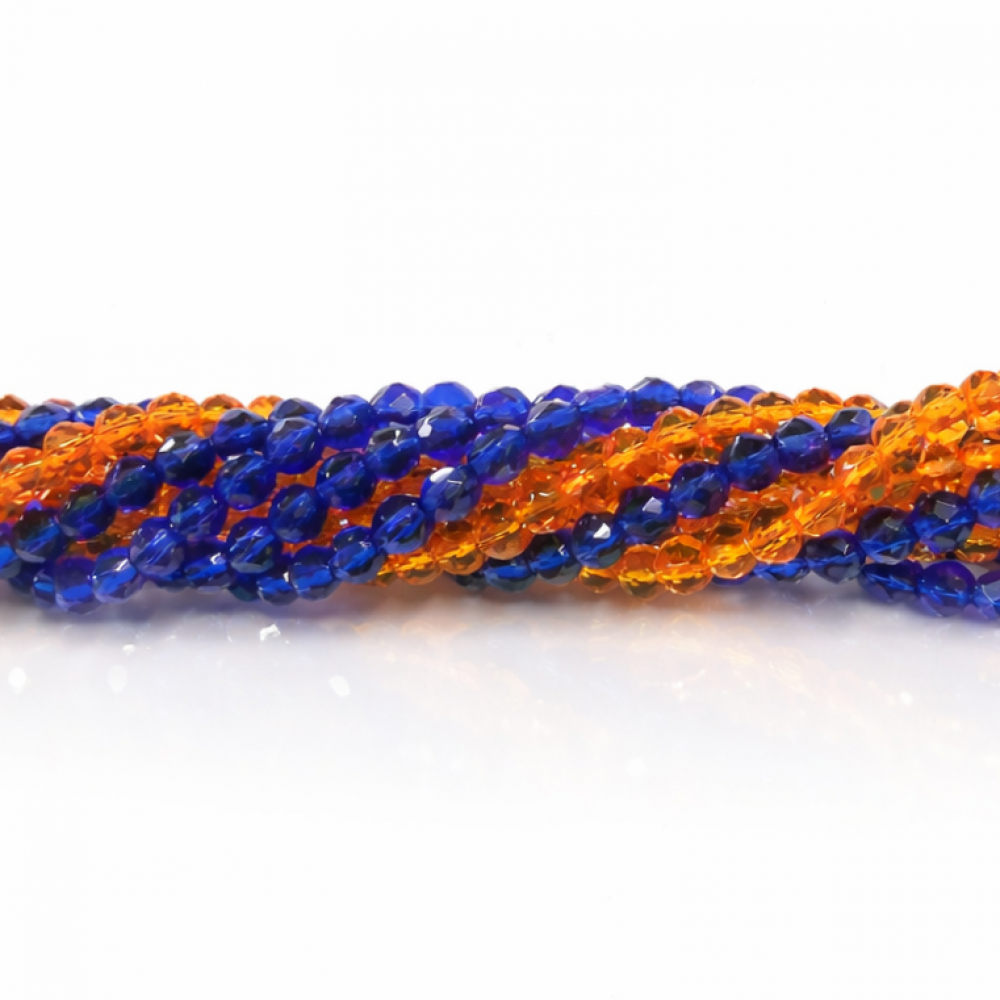 Glass crystals 3x3mm