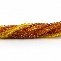 Glass crystals 3x3mm