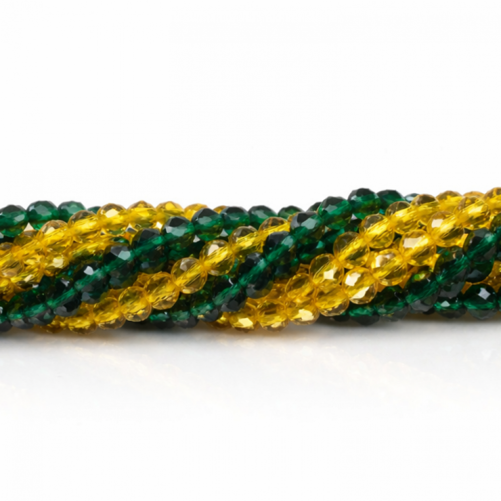 Glass crystals 3x3mm