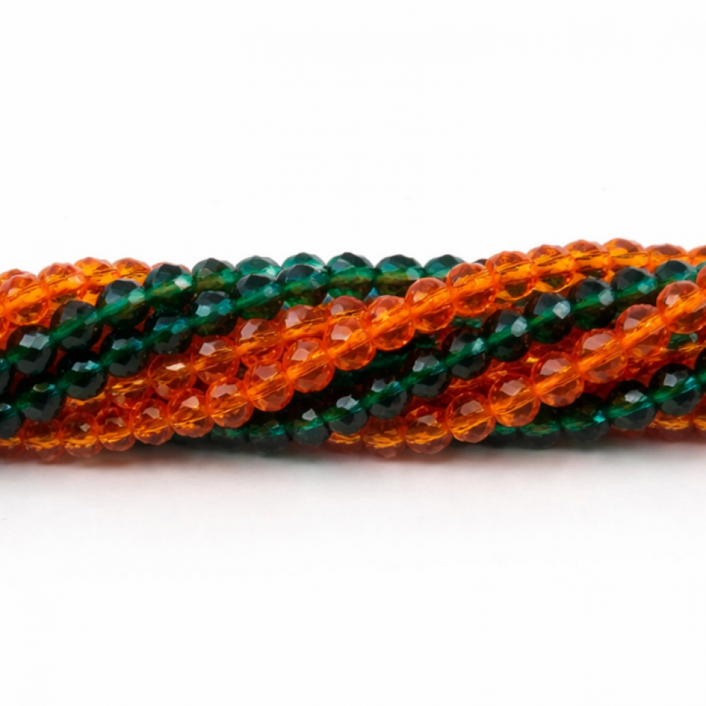 Glass crystals 3x3mm