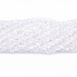 Glass crystals 4x3mm