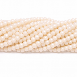 Glass crystals 4x3mm