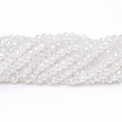 Glass crystals 4x3mm