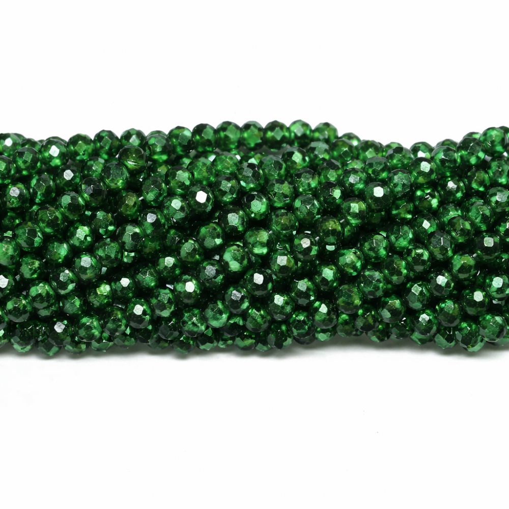 Glass crystals 4x3mm