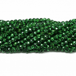 Glass crystals 4x3,5mm 