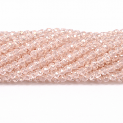 Glass crystals 4x3mm