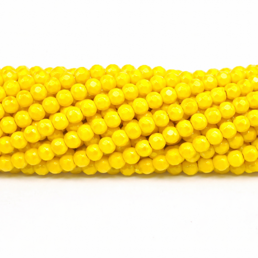 Glass crystals 4x3mm