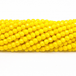 Glass crystals 4x3mm