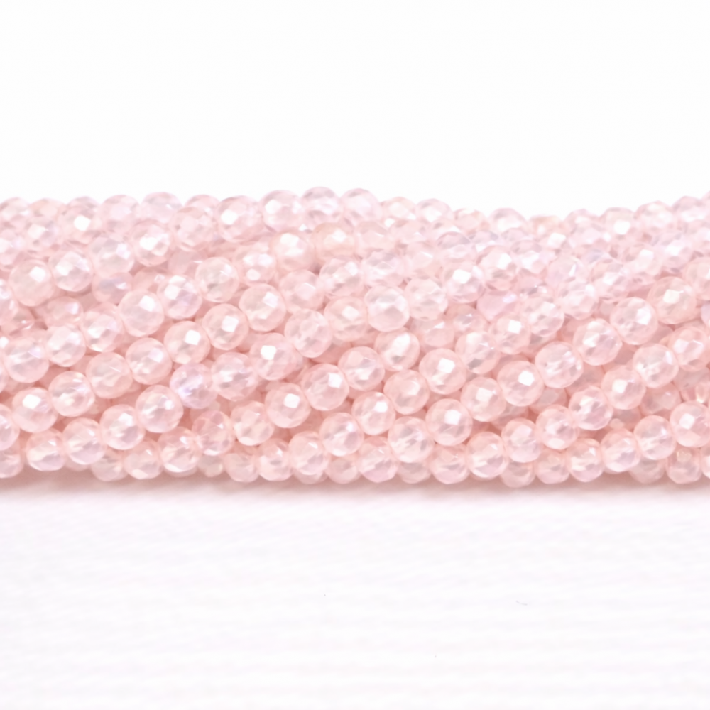 Glass crystals 4x3mm