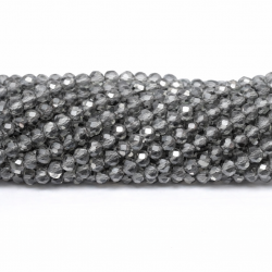 Glass crystals 4x3mm