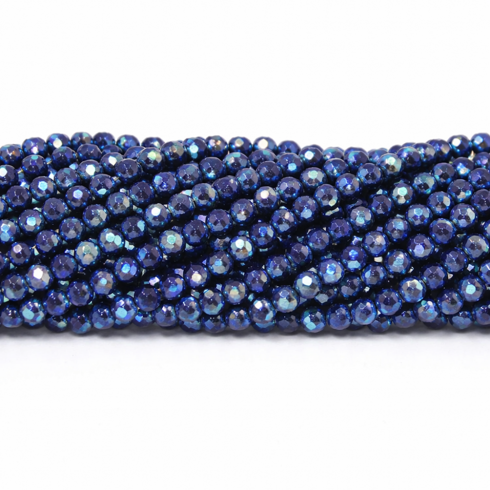 Glass crystals 4x3mm