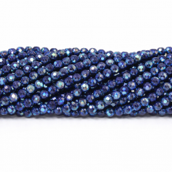 Glass crystals 4x3mm