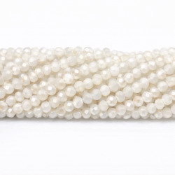 Glass crystals 4x3mm