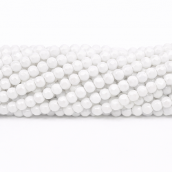 Glass crystals 4x3mm