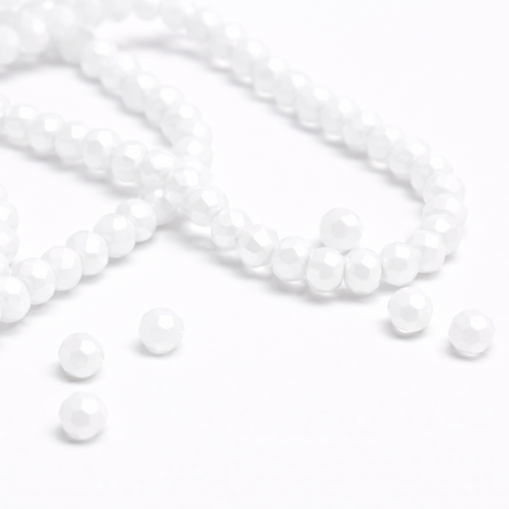 Glass crystals 4x3mm