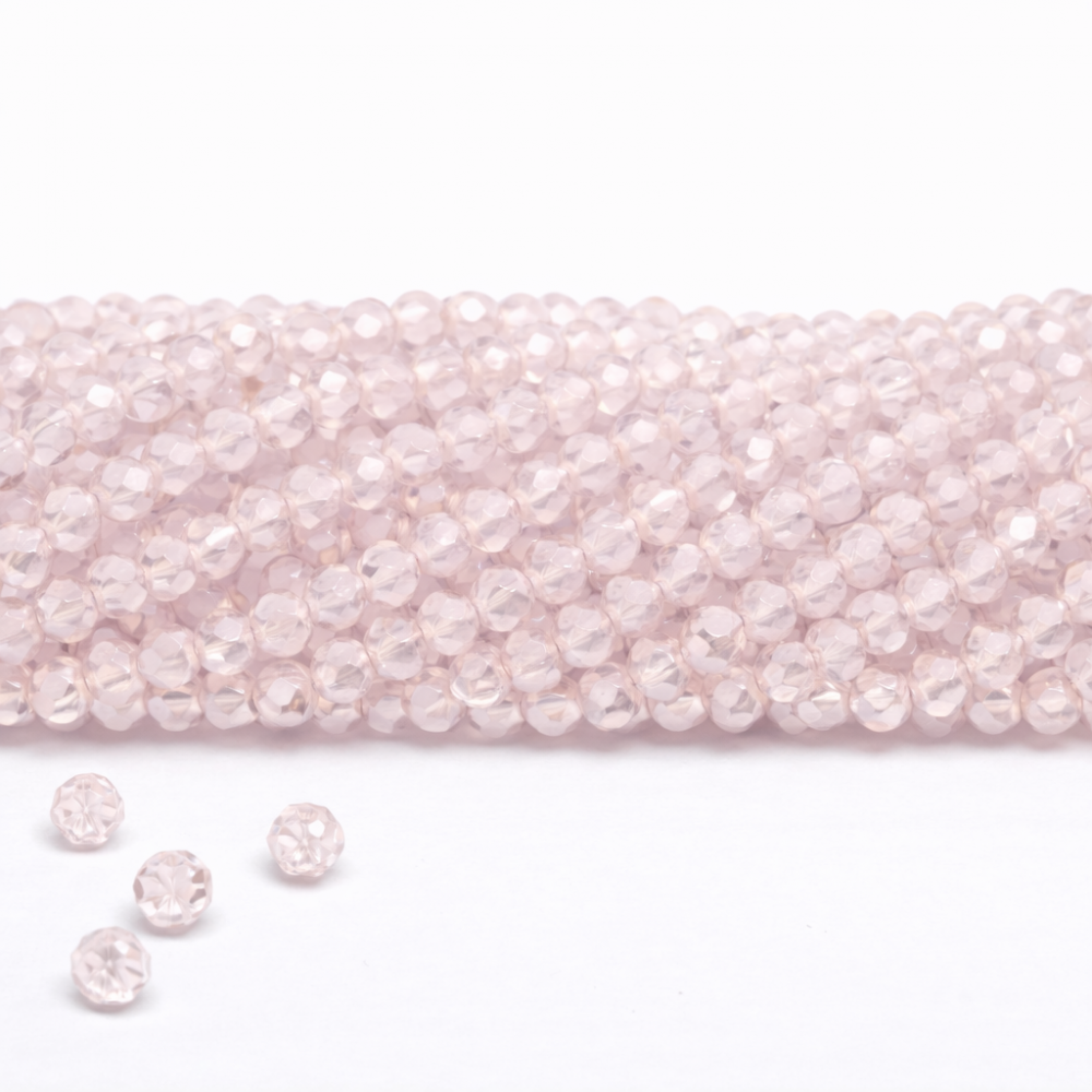 Glass crystals 4x3mm