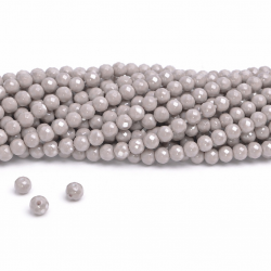 Glass crystals 4x3mm