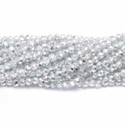 Glass crystals 4x3mm